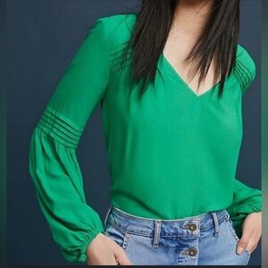 Anthropologie Maeve Ceresco Peasant Top